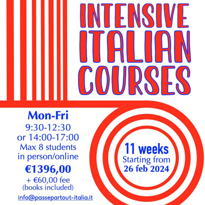 11 weeks italian courses