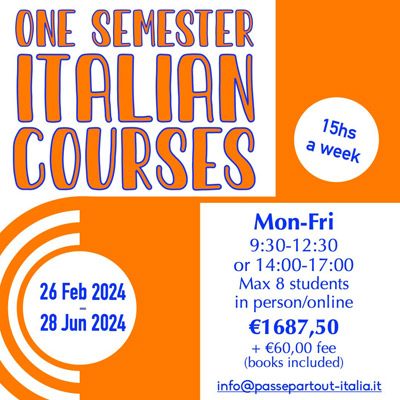 one semester italian courses